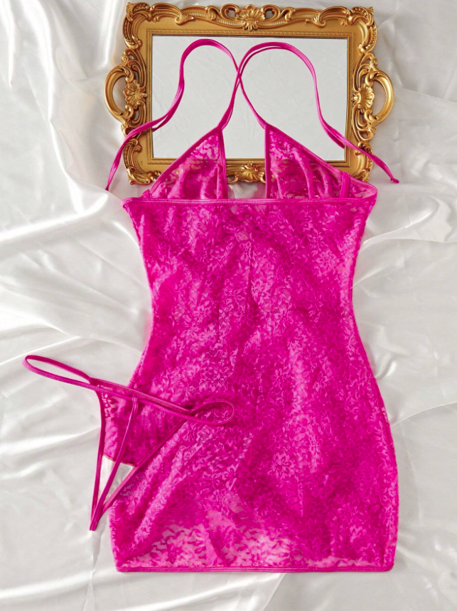 Set 2PCS Fucsia Baby Doll