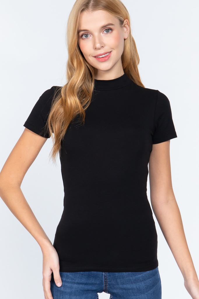 Blusa de Cuello Manga Corta