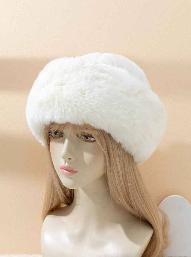 Gorro Blanco de Invierno