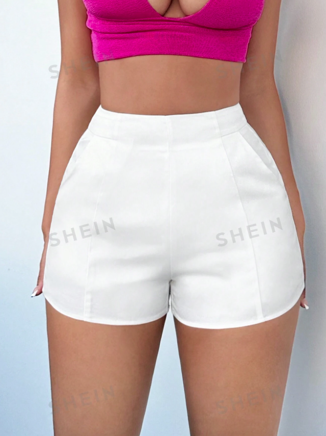 Short Blanco tiro Alto