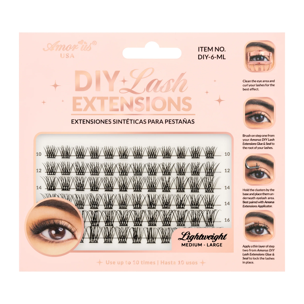 DIY Medium-Large Extensiones Pestañas