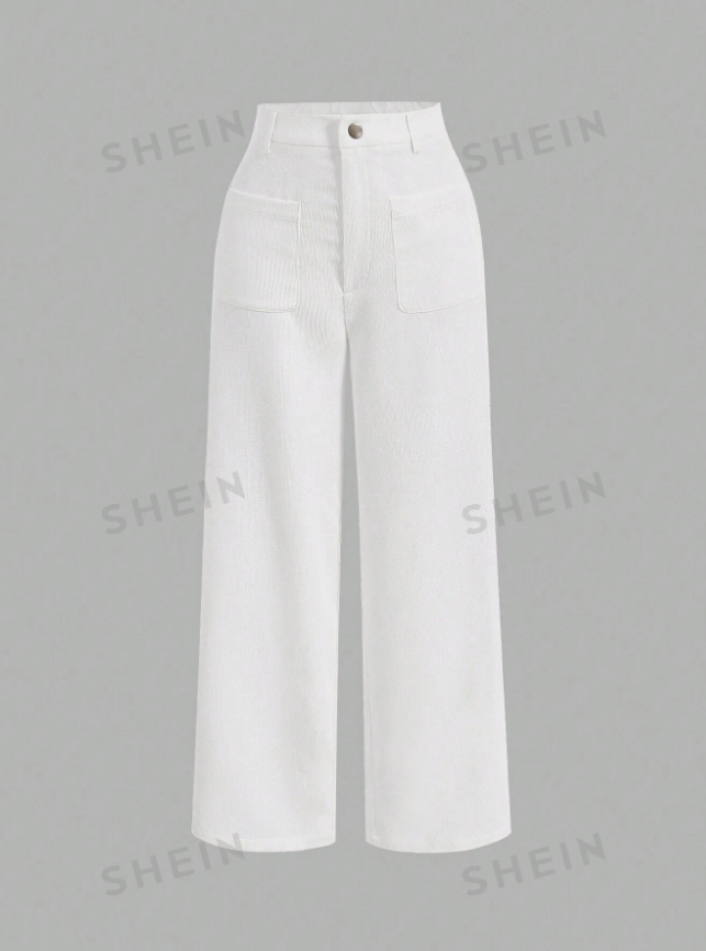 Pantalon Blanco Recto