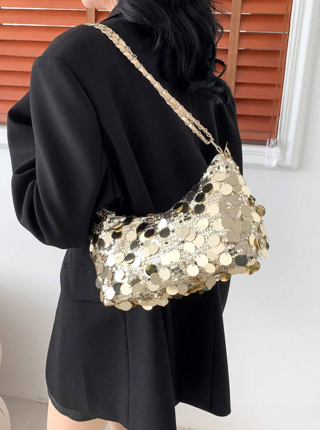 Bolso de Noche Dorado