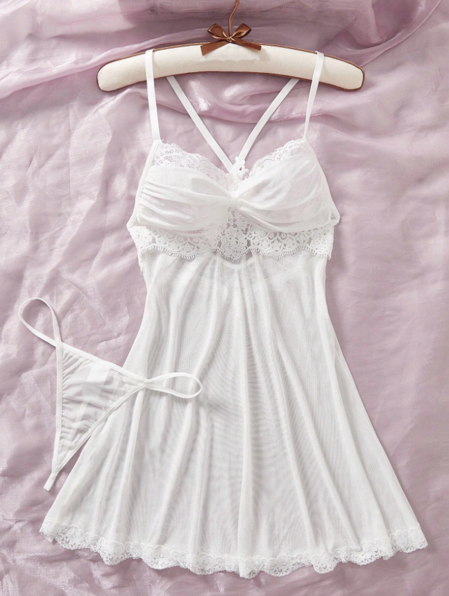 Baby Doll 2PCS Blanco