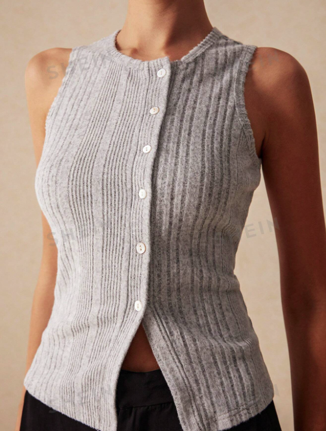 Top Gris Asimetrico