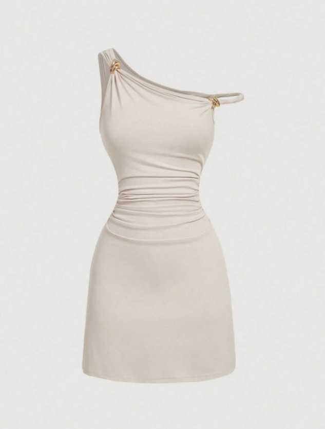 Vestido Beige Corto
