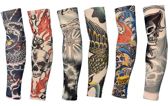 Manga con Estampado Tattoos