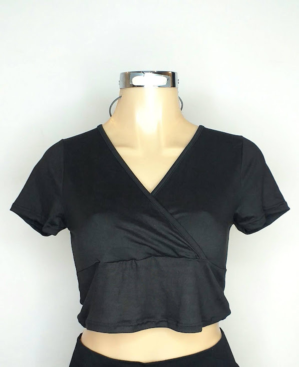 Blusa Escote Cruzado T-226L