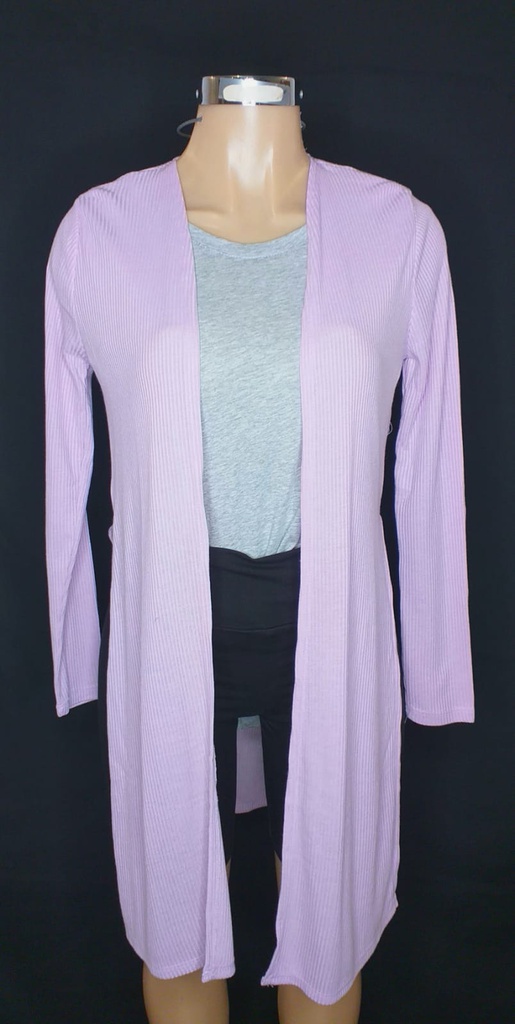 Sueter Cardigan Liso Largo