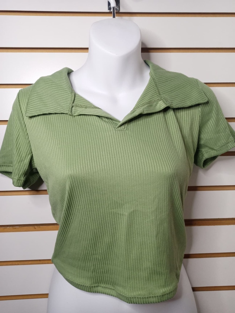Blusa Basica con Cuello