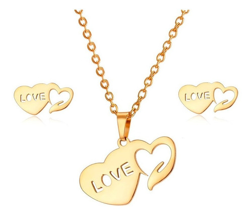 Collar de Corazon Love Acero