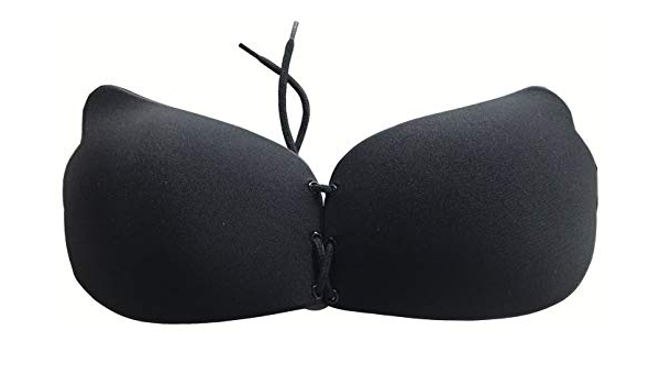 Brasier Strapless Negro Ajustable