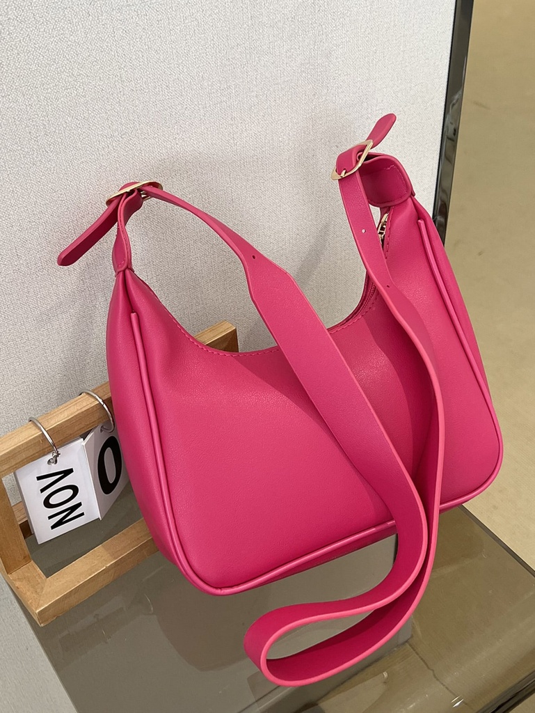 Bolsa Mediana de Mano Fucsia