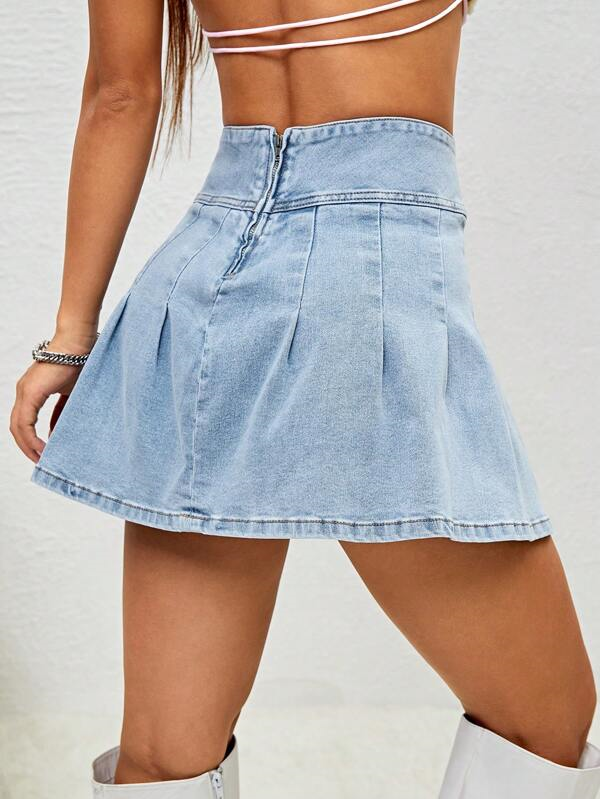 Falda Demin Light Wash