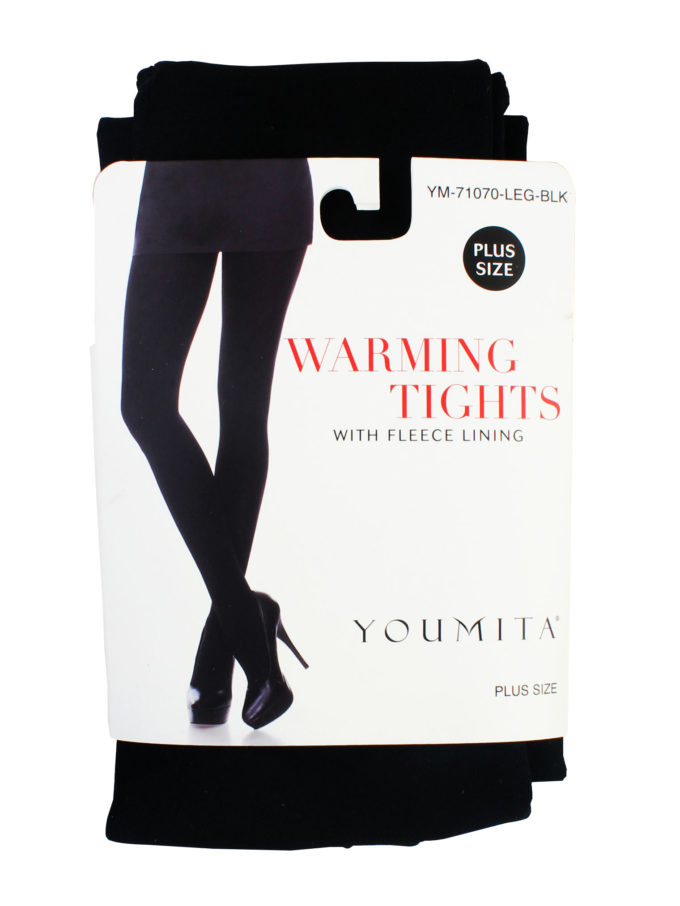 Pantimedia Negra PLUS Warming Tights