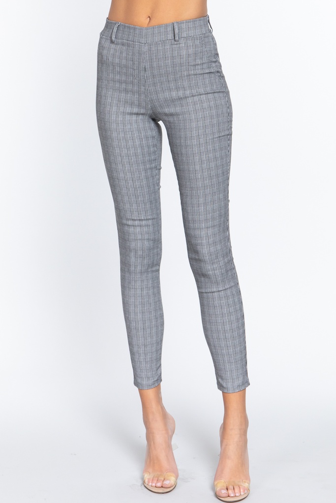 Pantalón a Cuadros Gris Oxford con Raya Gris Claro Y Gris Oscuro – Morera  Grosso