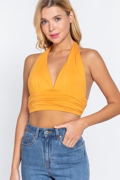 Crop Top con Cuello Halter