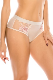 [Youmita 8075-PTY] Pantie Transparente de malla Floral