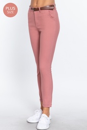 Pantalon Plus Size con Cinturon