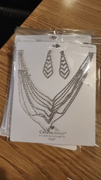 Set de Collar con Par de Aretes de Piedra