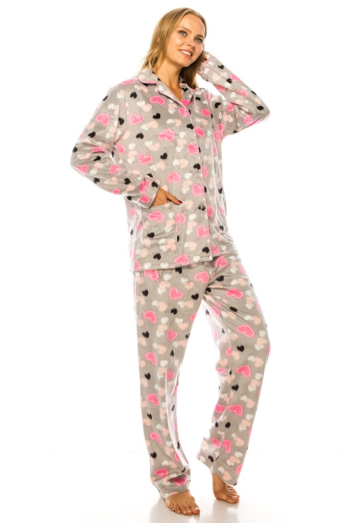 Pijama 2PCS Estampado Corazon