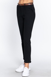 Pantalon Skinny con Cinturon