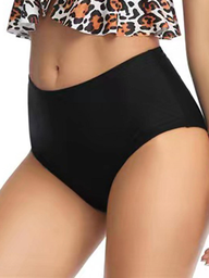 Calzon Bikini Negro Corte Alto