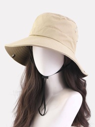 [SHEIN sc2304180729020716] Sombrero Caqui Mujer para Sol