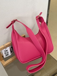 [sg2209245252574526 SHEIN] Bolsa Mediana de Mano Fucsia