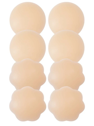 [SHEIN SHEIN st2307261399451552] Par de Cubre Pezon de Silicon Nude