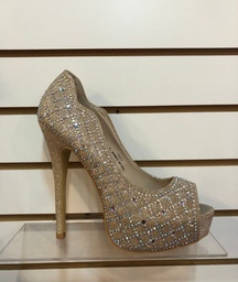 [Glister LOLA-21] Zapatilla de Brillos Dorado
