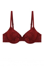 Brasier Floral Rojo