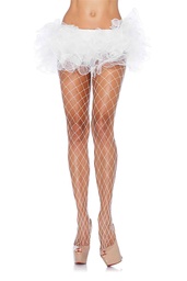 [LA-9905-HSY YOUMITA LEG AVENUE] Pantimedia Unitalla de Red Blanco