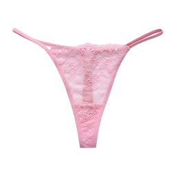 [P6814 PINK LOVER] Tanga de Encaje P6814