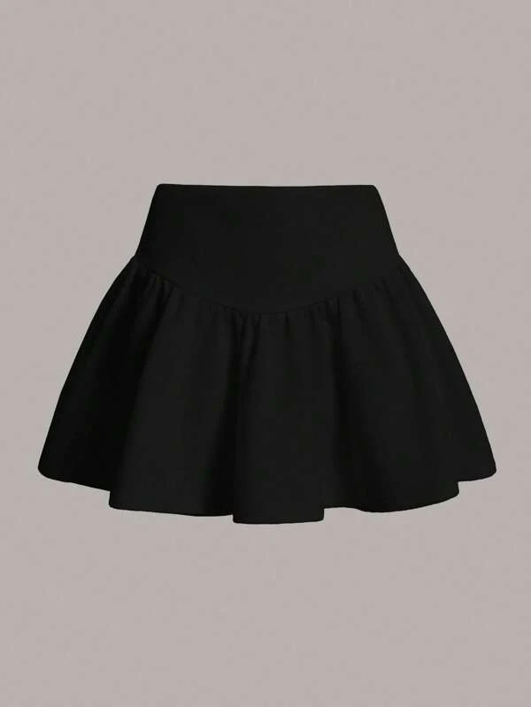 Falda Short Negra