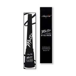 [AMOR US MATTE LIQUID EYELINER] Delineador Liquido Negro Matte