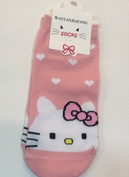 [WAYUANJIAFANG SOCKS CALCETIN] Par de Calcetines Hello Kitty