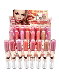 [MISS BETTY DOUBLE LIPGLOSS] Lip Gloss Matte 2 en 1