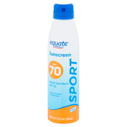 [PROTECTOR SOLAR EQUATE SPORT] Bloqueador en Spray 70SPF