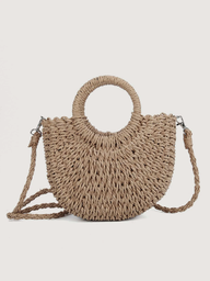 [sg2202210171464324 shein] Bolso Chico de Paja Minimalista