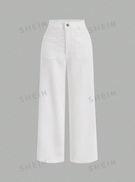 Pantalon Blanco Recto