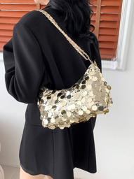 [sg2402229048545445 shein] Bolso de Noche Dorado