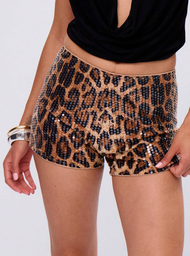 Mini Short Leopardo