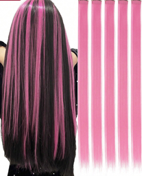 [sb2401278216612524 SHEIN] Extension Cabello Rosa