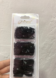 [PRINCESS LIGA CAJA] Ligas de Latex Negro 3PCS