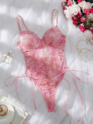 Body Rosa de Encaje