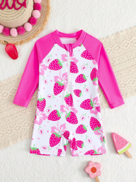 [sa2412197556015685 SHEIN] Traje de Baño Niña MangaL