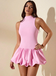 Vestido Rosa Globo