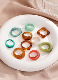 [sj2405256666208201 shein] Anillo Asimetrico Individual