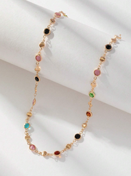 [sj2404077862257627 SHEIN] Collar Individual Colorido